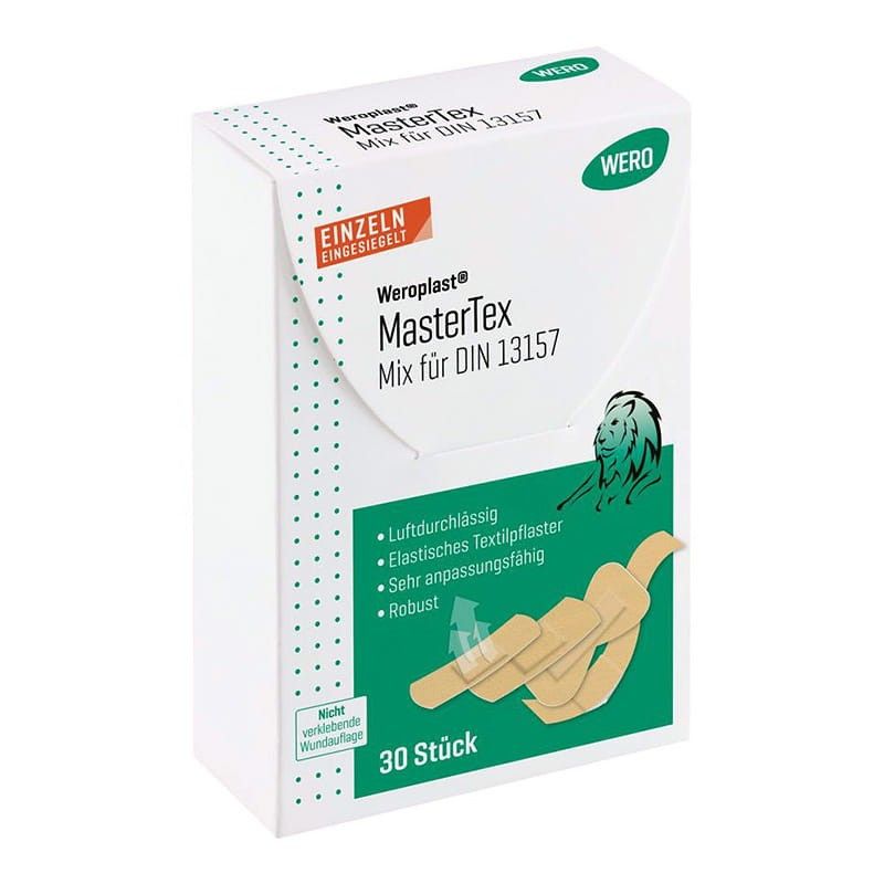 Pflastersortiment Weroplast® MasterTex Mix für DIN13157