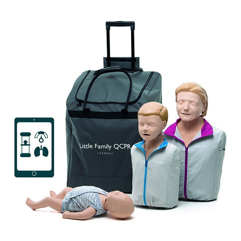 Reanimationspuppen-Set Little Family QCPR