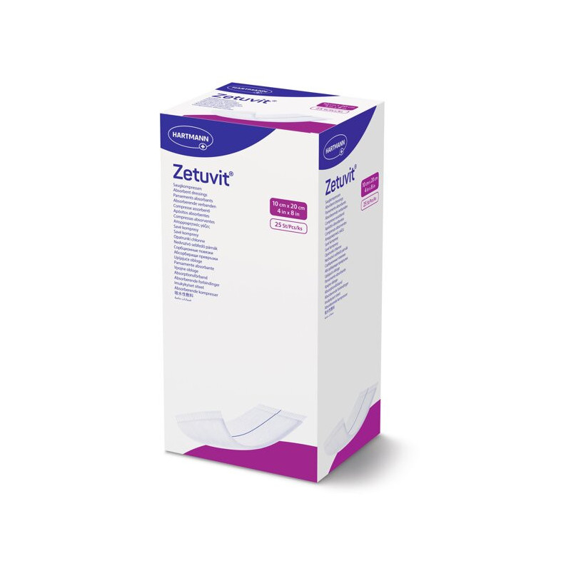 Zetuvit® stérile, emballage individuel 10 x 20 cm