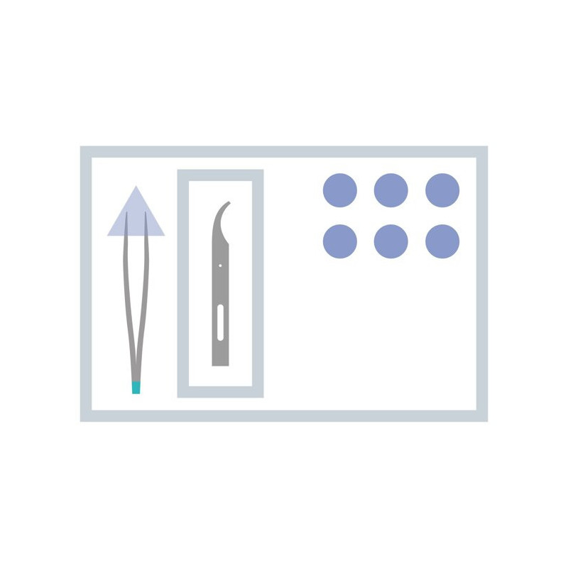 MediSet Kit de suture stérile, emballage individuel stérile