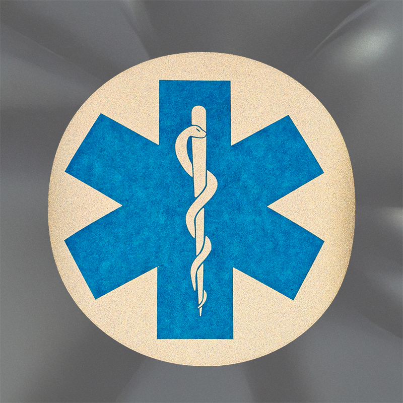 Star-of-Life Aufkleber, reflektierend Star-of-Life Aufkleber, reflektierend