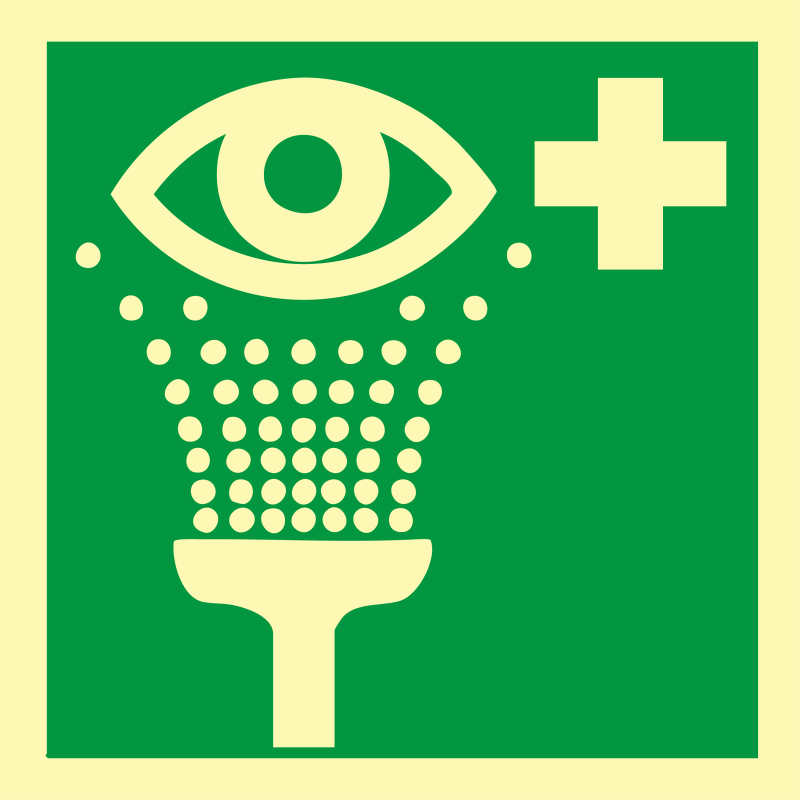 dispositif de rinçage des yeux