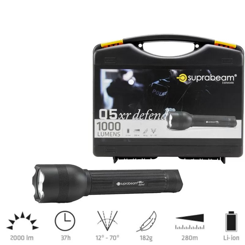 Suprabeam LED Taschenlampe 2000lm, Q5xrs Suprabeam LED Taschenlampe 2000lm, Q5xrs