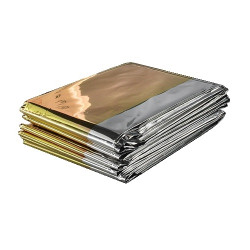 Coperta di salvataggio oro/argento