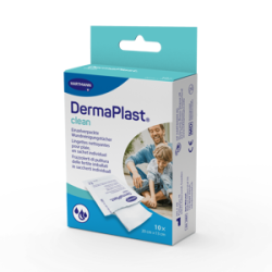 DermaPlast® Clean lingettes de nettoyage / lingettes de nettoyage des plaies, 10 pces