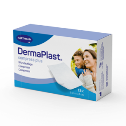 DermaPlast® Compress Plus Compressa assorbente 5 x 7,5 cm