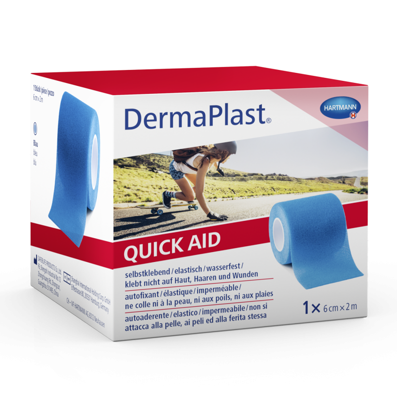 DermaPlast® Quick Aid pansement bleu 2 m x 6 cm
