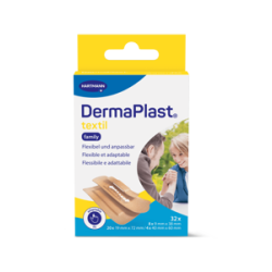 DermaPlast® Textil Pflaster Family Packung Strips