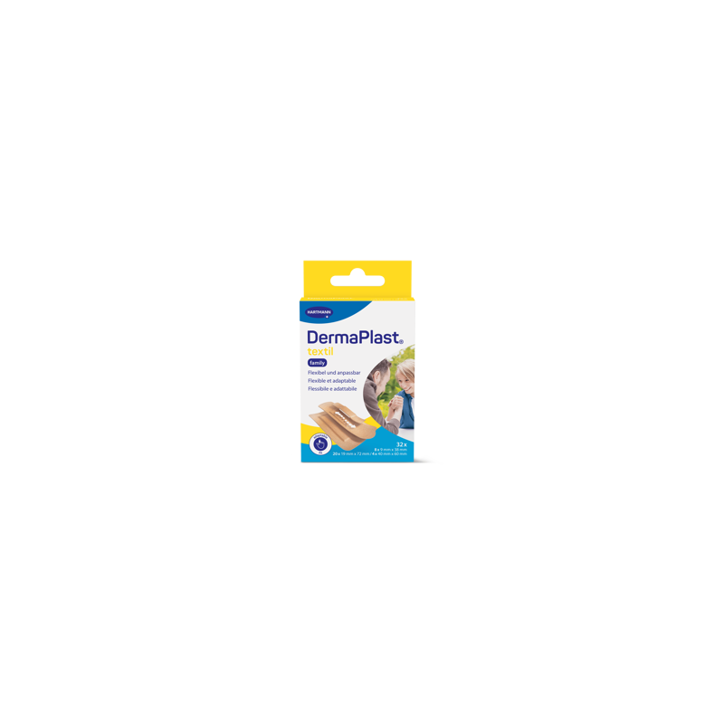 DermaPlast® Textil Pflaster Family Packung Strips