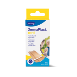 DermaPlast® Cerotto in tessuto, medicazione rapida per ferite, ritagliabile, 4 x 10 cm