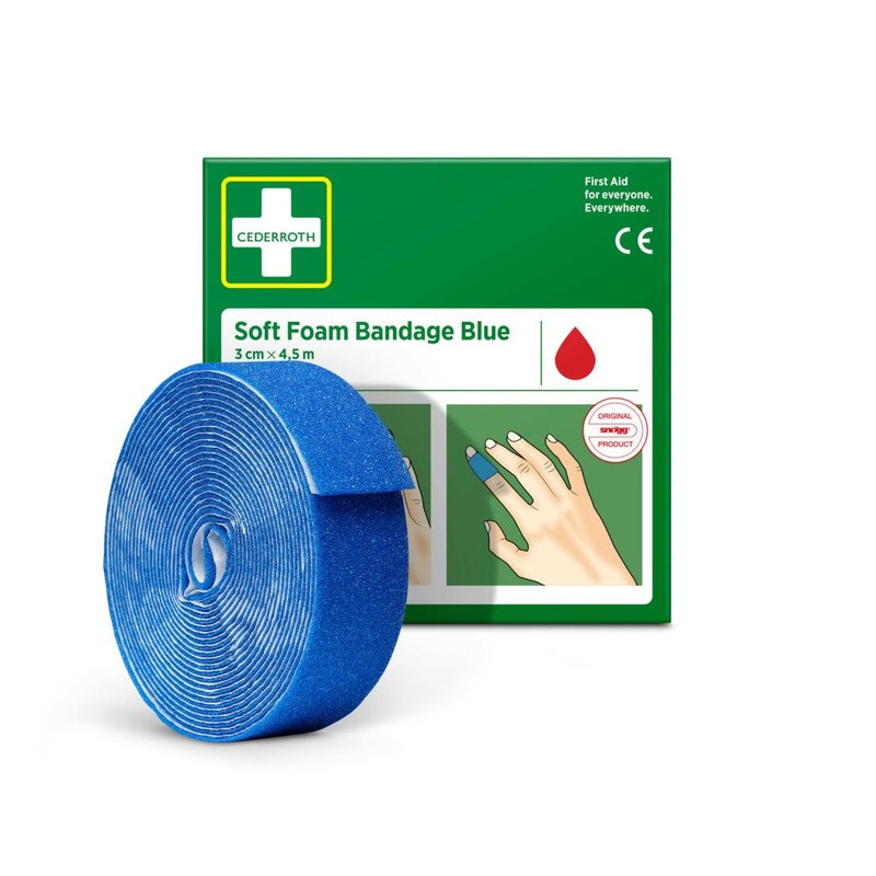 Soft foam Bandage blau