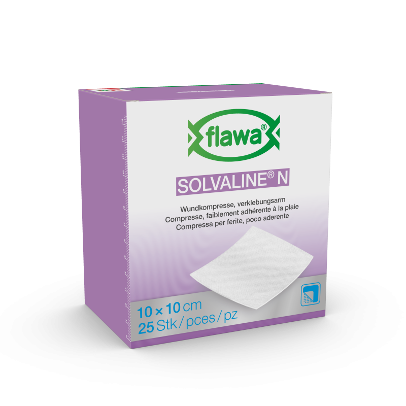 FLAWA Solvaline N Wundkompresse steril