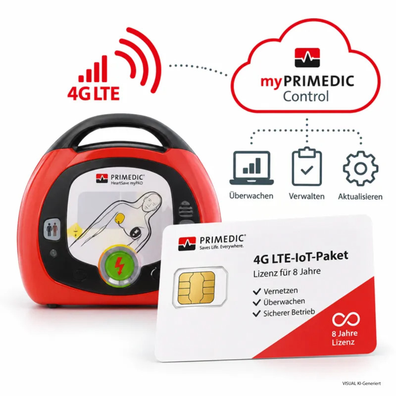 Pack PRIMEDIC 4G LTE IoT, licence de 8 ans