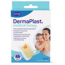 Cerotto in idrogel DermaPlast® Honey 4,5 x 7,5 cm
