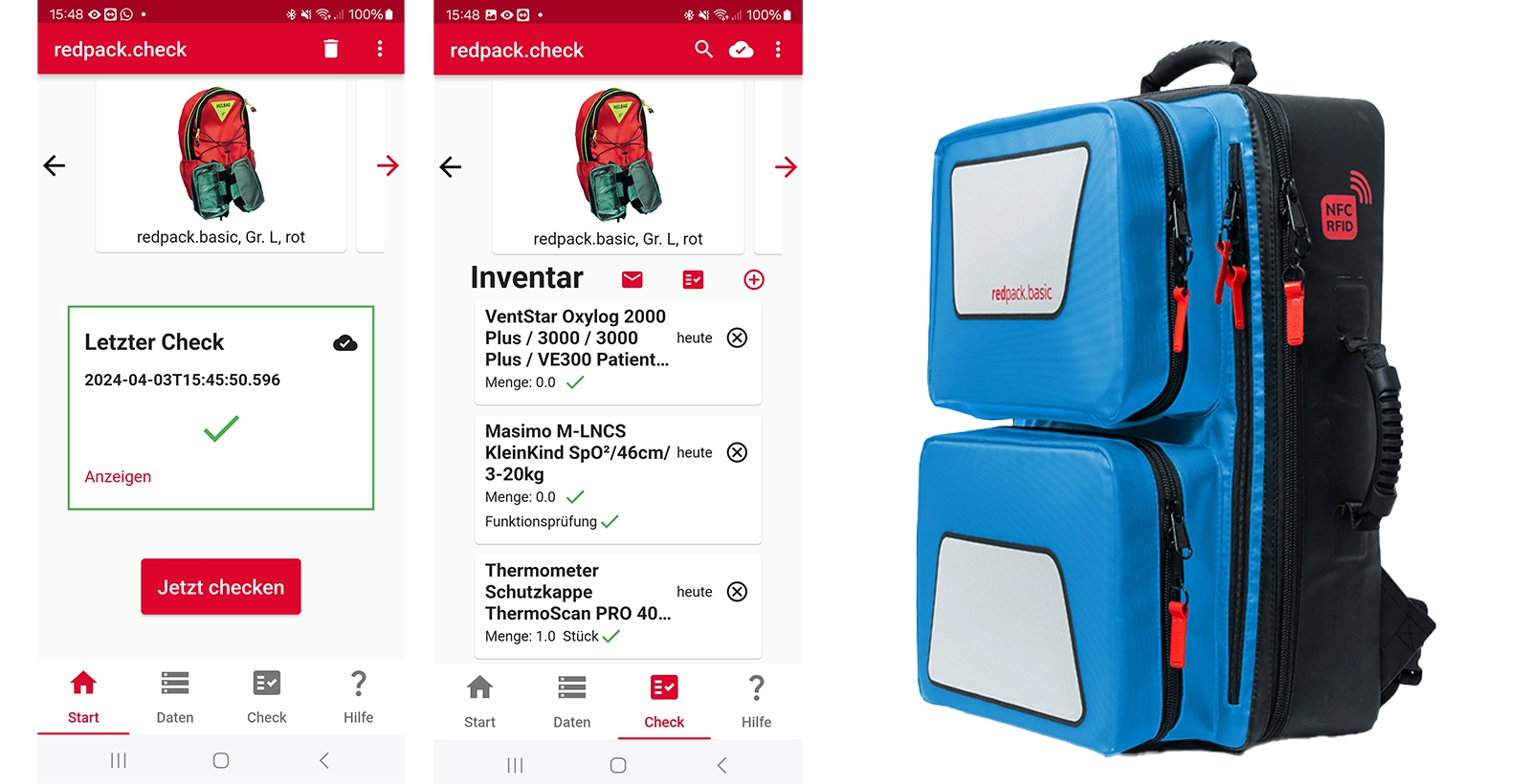 redpack. Check-App